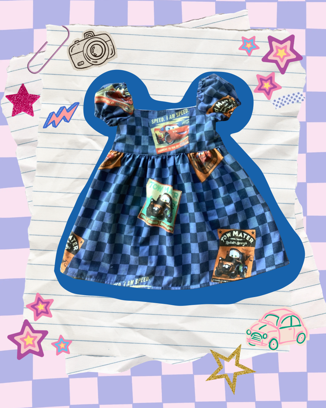 Handmade Cars Dress